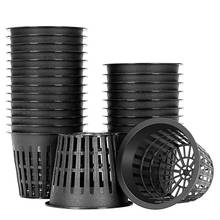 60 Pack 3 Inch Net Cups Slotted Mesh Wide Lip Filter Plant Net Pot Bucket Basket for Hydroponics-ABUX 2024 - buy cheap