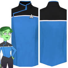 Disfraz de Star Trek Para Cosplay, camisa de uniforme azul, Temporada 1 2024 - compra barato
