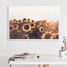 Sunflower Landscape Canvas Poster Boho Wall Art Print Painting Bohemian Decorative Picture Modern Country Style Home Decor 2024 - buy cheap