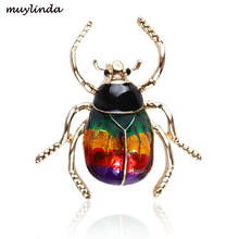 muylinda Enamel Bug Beetle Brooches For Women Jewellery Women Party Insect Broach Brooch and Pins Clothes Scarf Jewelry 2024 - buy cheap