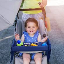 Suporte de celular para bebês, assento portátil multifuncional de carro para crianças com bandeja para comida e telefone 2024 - compre barato