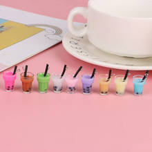 New 5pcs 1:12 Dollhouse Miniature Milk Tea Drinks Cup Food Drink Pretend Play Toys 2024 - buy cheap