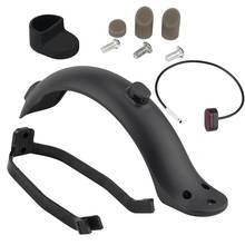 Guardabarros trasero + soporte + gancho + luz trasera para patinete eléctrico Xiaomi M365 2024 - compra barato