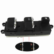 Interruptor cromado para ventana eléctrica del lado del conductor, accesorio para Nissan Pathfinder R51, Navara D40 King, Pickup 2024 - compra barato