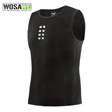 WOSAWE Men Summer Men's Cycling Jersey Sleeveless Quick Dry Bike Shirts Base Layer Vests Breathable Riding Undershirt 2024 - buy cheap