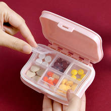 4grid/6 Grid Pill Box Drug Divider Portable Pastillero Pill Dispenser Splitter Box Medicine Storage Case Pill Container Splitter 2024 - buy cheap