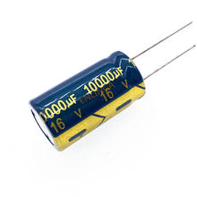 Алюминиевый электролитический конденсатор с низким ESR/сопротивлением, размер 16*30 16 в 10000 мкФ 20%, 20 шт./лот 10000uf16V 2024 - купить недорого