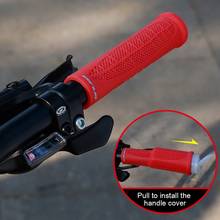 New Bicycle Grips Silicone Anti-slip Innovative Pull Out Quick Install Mountain Road Bike Handlebar Cover 130mm 3 Colors 2024 - buy cheap