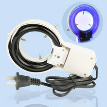 8W/220V UV Microscope Light Source Purple Fluorescent Ring Lamp for Stereo Microscope 60mm Inner Diameter 2024 - buy cheap