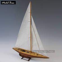 Wooden Ship Models Kits Diy Train Hobby Model Ship Assemblage 3d Laser Cut Wood Scale Model 1/80  Endeavour 1934 Boat Body 2024 - buy cheap