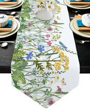 Toalha de mesa decorativa para casamento, borboleta, copo de luz, decoração de mesa 2024 - compre barato