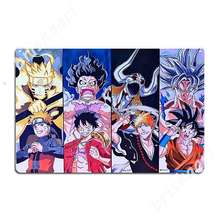 Anime Drawing Big 4 Metal Signs Plaques Kitchen Cinema Living Room Retro Tin sign Posters 2024 - buy cheap