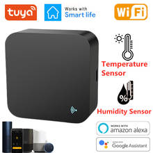Tuya Smart Wifi ИК-пульт дистанционного управления Управление с Температура и влажности Сенсор для кондиционирование телевидение, DVD AC работать с Alexa Google Home 2024 - купить недорого