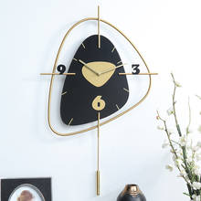 Цифровые часы Nodic европейские настенные часы, современный дизайн, металлические, деревянные, домашний декор для гостиной, 3D украшение, Висячие наклейки 2024 - купить недорого