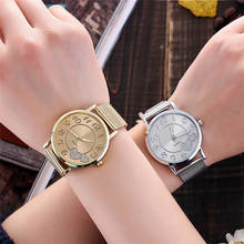 Fashion Stainless Steel Band Strap Women Watches Heart Printing bayan kol saati Casual Quartz Analog Wrist Watch часы женские 2024 - buy cheap