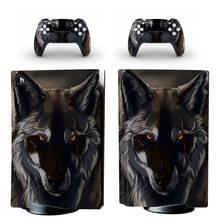 Lobo ps5 edição de disco padrão pele adesivo decalque capa para playstation 5 console & controlador ps5 pele adesivo vinil 2024 - compre barato