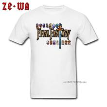 Camiseta masculina final fantasy, camiseta de jogo de pixel player 2019 2024 - compre barato