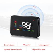 HUD-pantalla universal A200 A500 hud para coche, velocímetro obd2, proyección de agua y temperatura en el parabrisas, hud 2019 2024 - compra barato