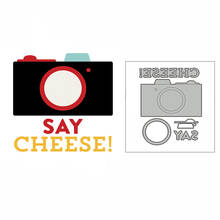 New Say Cheese Camera Shape 2020 Metal Cutting Dies for DIY Scrapbooking and Card Making Decorative Embossing Craft No Stamps 2024 - buy cheap
