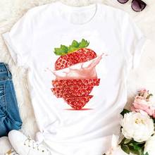 Women Summer Strawberry Sweet Beach Ladies Cute Cartoon Clothes Tshirts Fashion Graphic T Top Lady Print Female Tee T-Shirt 2024 - buy cheap
