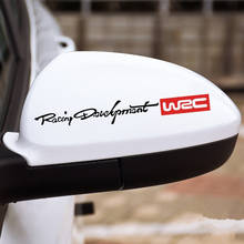 4pcs/set Car-styling WRC Logo Door Handle Reflective Stickers for Subaru XV Forester Outback Legacy Impreza XV BRZ Tribeca 2024 - buy cheap