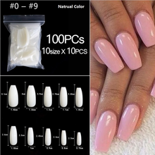 100/500pcs DIY False Ballerina Full/Half Nails French Style Mixed Size Acrylic Nail Tips Nail Prorection Nail Art  Tools 2024 - buy cheap