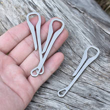 Outdoor Buckle Hanging Keychain Stainless Steel Backpack Carabiner Clips Camping Hiking Hanger Hook Key Chain Clamp End Tools 2024 - buy cheap