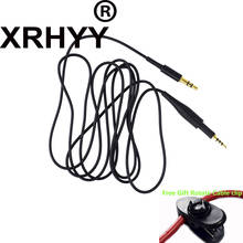 Xriy cabo de áudio substituto, cabo preto para fones de ouvido akg k430 k450 k451 k452 q460 k480 jbl j55 j55a j55i j88 j88a 2024 - compre barato