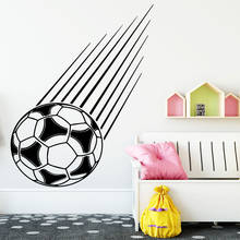 Pegatina de pared de vinilo para decoración de la casa del fútbol para niños, decoración de la habitación de los niños, accesorios para el hogar 2024 - compra barato