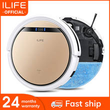 ILIFE V5s Pro Vacuum Cleaner Robot Sweep & Wet Mop Automatic Recharge for Pet hair and Hard Floor Powerful Suction Ultra Thin 2024 - buy cheap