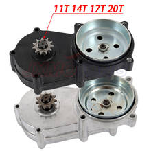 Caixa de engrenagem de transmissão para moto, t8f 11t 14t 17t 20t, 2 tempos, embreagem 47cc 49cc, mini moto de bolso 2024 - compre barato