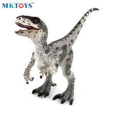 MKTOYS Dinosaur Raptor Dinosaurio Juguete Velociraptor Dinosaure Jurassic World Dinozaur Figurine Dinosaur Model Gift Children 2024 - buy cheap