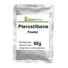 Top Grade Purea Pterostilbene Powder, ,Cosmetic Raw, Anti Aging 2024 - buy cheap
