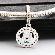 Authentic S925 Silver  Pendant Cute Cartoon Dog Mum Mother Bead Charm Fit Lady Bracelet Bangle DIY Jewelry 2024 - buy cheap