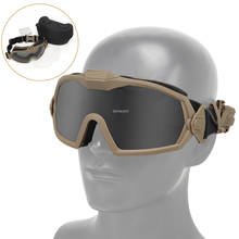 Армейские очки для страйкбола тактические военные защитные очки с микро-вентилятором для охоты стрельбы CS спортивные противотуманные очки 2024 - купить недорого