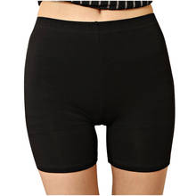 Женские безопасные короткие штаны, бесшовные нейлоновые трусики с высокой талией, бесшовные, анти опорожненные, Трусы-шорты для девушек, нижнее белье для похудения # N 2024 - купить недорого