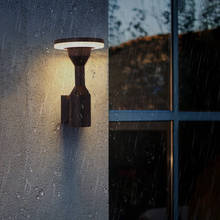 Lámpara LED de pared para exteriores, iluminación impermeable IP65, creativa, para balcón y patio, moderna, candelabro de 110V y 220V 2024 - compra barato