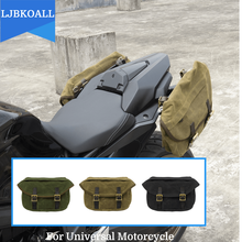 Unversial Side Bag Saddlebag Motorcycle Retro Side Bag Travel Knight Rider for Harley Touring Triumph Bonneville Honda 2024 - buy cheap