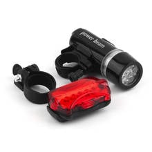 WasaFire Bicycle Light Set 5 LED Bike Headlight + Taillight MTB Road Bike Front Rear Lights Waterproof Night Cycling Flashlight 2024 - buy cheap