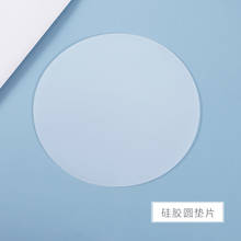 Новая прозрачная силиконовая форма, круглая силиконовая прокладка из смолы, силиконовая форма для «сделай сам», основание для металлической рамы, прокладка, силиконовая форма 2024 - купить недорого