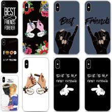 Capa de celular bff para lg, capa de celular macia de tpu para lg k50s k40s k20 k30 k40 k50 q60 x2 g8x g8s v60 thinq k61 k51 s k41s, capa traseira, 2019 2024 - compre barato