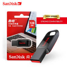 Original SanDisk CZ61 USB Flash Drive 128GB 64GB 32GB 16GB Black Pen Drive USB 2.0 Pendrive Flash Drive Professional U Disk 2024 - buy cheap