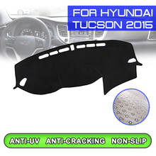 Alfombrilla antideslizante para salpicadero de coche, antisuciedad, protección UV, sombra para Hyundai Tucson 2015 2024 - compra barato