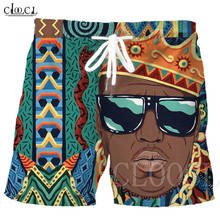 Fashion Men's Sportswear Pants 3D Print Rapper 2pac Tupac/Biggie Smalls Hip Hop Mens Shorts homme Summer Beach Casual Streetwear 2024 - buy cheap