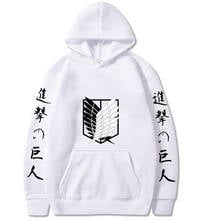 2021 Manga Attack On Titan Hoodie Sweatshirt Men / Women Unisex Pullovers Long Sleeves Tracksuits Harajuku Oversized Tops 300 2024 - buy cheap