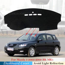 Capa protetora para painel de carro, para mazda 3 bk 2003 2004 2005 2006 2007 2008 mk1 2024 - compre barato