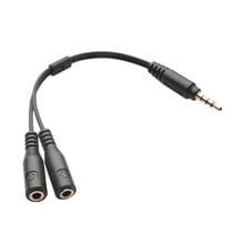 2021 New 3.5mm Audio Splitter Cable For Computer Jack 3.5mm 1 Male To 2 Female Mic Y Splitter AUX Cable Headset Splitter Adapter 2024 - buy cheap