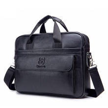 Topfight-bolsa de couro transversal, bolsa de viagem, executiva, casual, com bolsos para laptop 2024 - compre barato