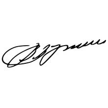 A assinatura de vladimir putin engraçado etiqueta do carro pvc decalque janela do carro pára-choques decoração etiqueta ZWW-2194, 18cm * 6cm 2024 - compre barato