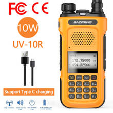 Baofeng-walkie-talkie UV-10R de doble banda, Radio de dos vías con actualización FCC y CE, potencia máxima de 10W y 8000mAh, UV-5R 2024 - compra barato